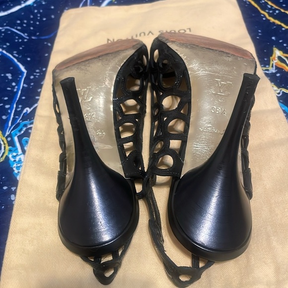 Louis Vuitton Black Women's Sandals - Picture 10 of 13